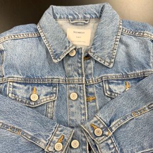 Kids 6/7 Gender Neutral Oversized Denim Jacket